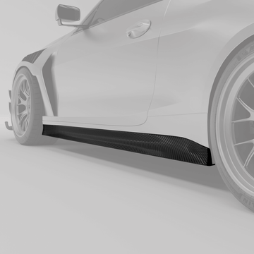 BMW M4 G82 Carbon Fiber Race Side Skirts - 0