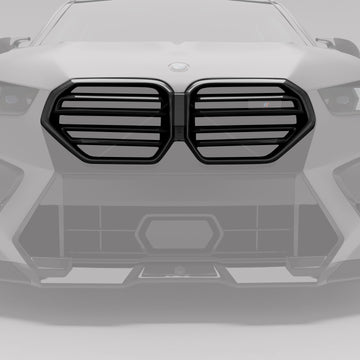 BMW X5M F95 LCI Carbon Fiber Front Grill - 0