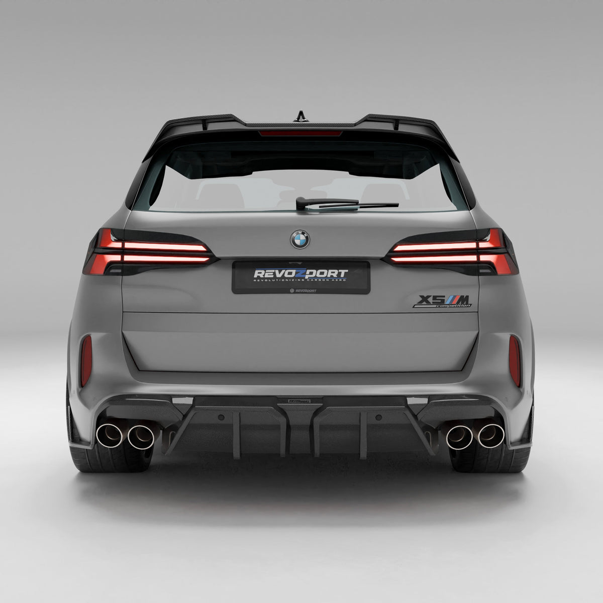 BMW X5M F95 LCI Carbon Fiber Rear Diffuser | Zefer Performance