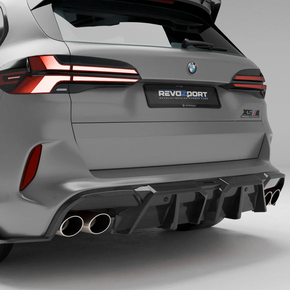 BMW X5M F95 LCI Carbon Fiber Rear Diffuser