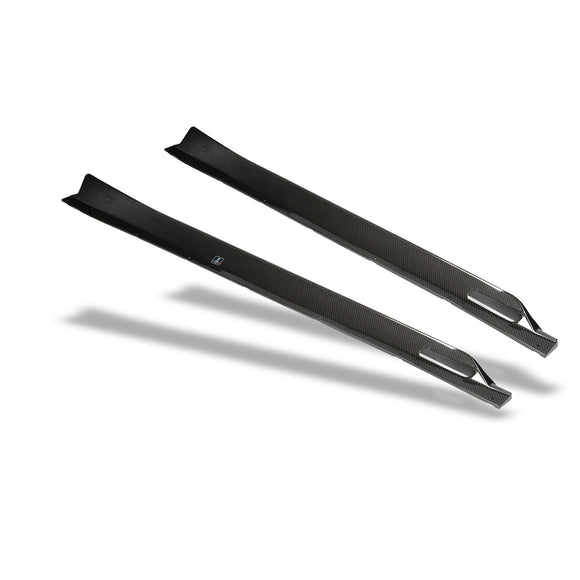 BMW X5M F95 LCI Carbon Fiber Side Skirts
