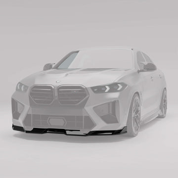 BMW X6M F96 LCI Carbon Fiber Front Lip - 0