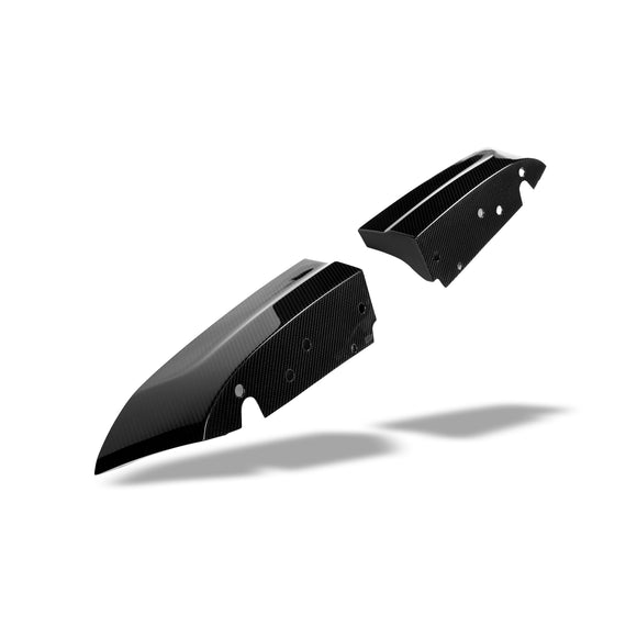 BMW X6M F96 LCI Carbon Fiber Rear Bumper Splitter