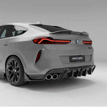 BMW X6M F96 LCI Carbon Fiber Rear Diffuser