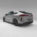 BMW X6M F96 LCI Carbon Fiber Side Skirts-10