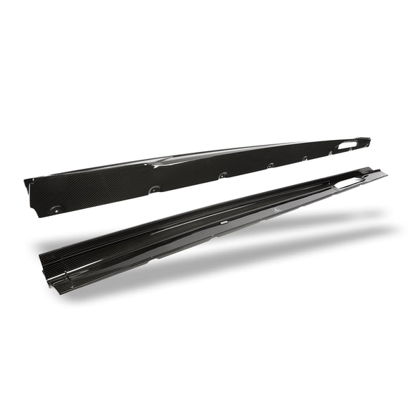 BMW X6M F96 LCI Carbon Fiber Side Skirts