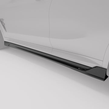 BMW X3M F97 LCI Carbon Fiber Side Skirts - 0