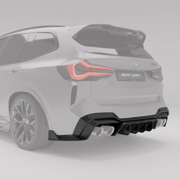 BMW X3M F97 LCI Carbon Fiber Rear Diffuser - 0