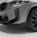 BMW X3M F97 LCI Carbon Fiber Front Bumper Air Intake Covers-1