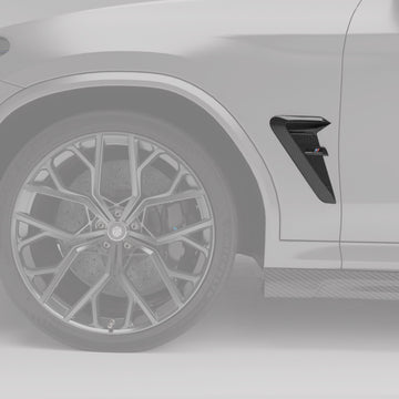 BMW X4M F98 LCI Carbon Fiber Side Fender Vents - 0
