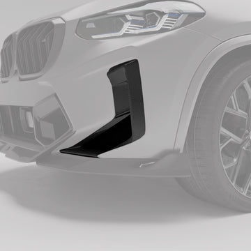 BMW X4M F98 LCI Carbon Fiber Bumper Air Intake Covers - 0