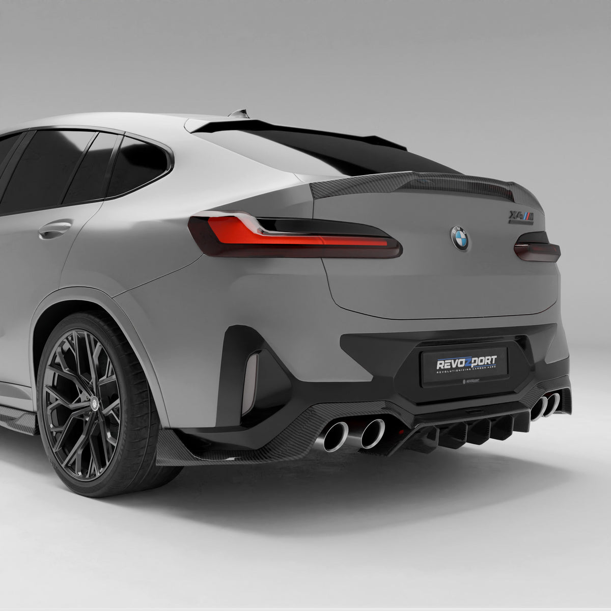 BMW X4M F98 LCI Carbon Fiber Rear Diffuser | Zefer Performance
