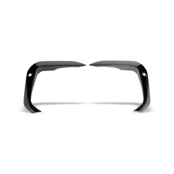 BMW X6M F96 PRE LCI Carbon Fiber Front Bumper Canards