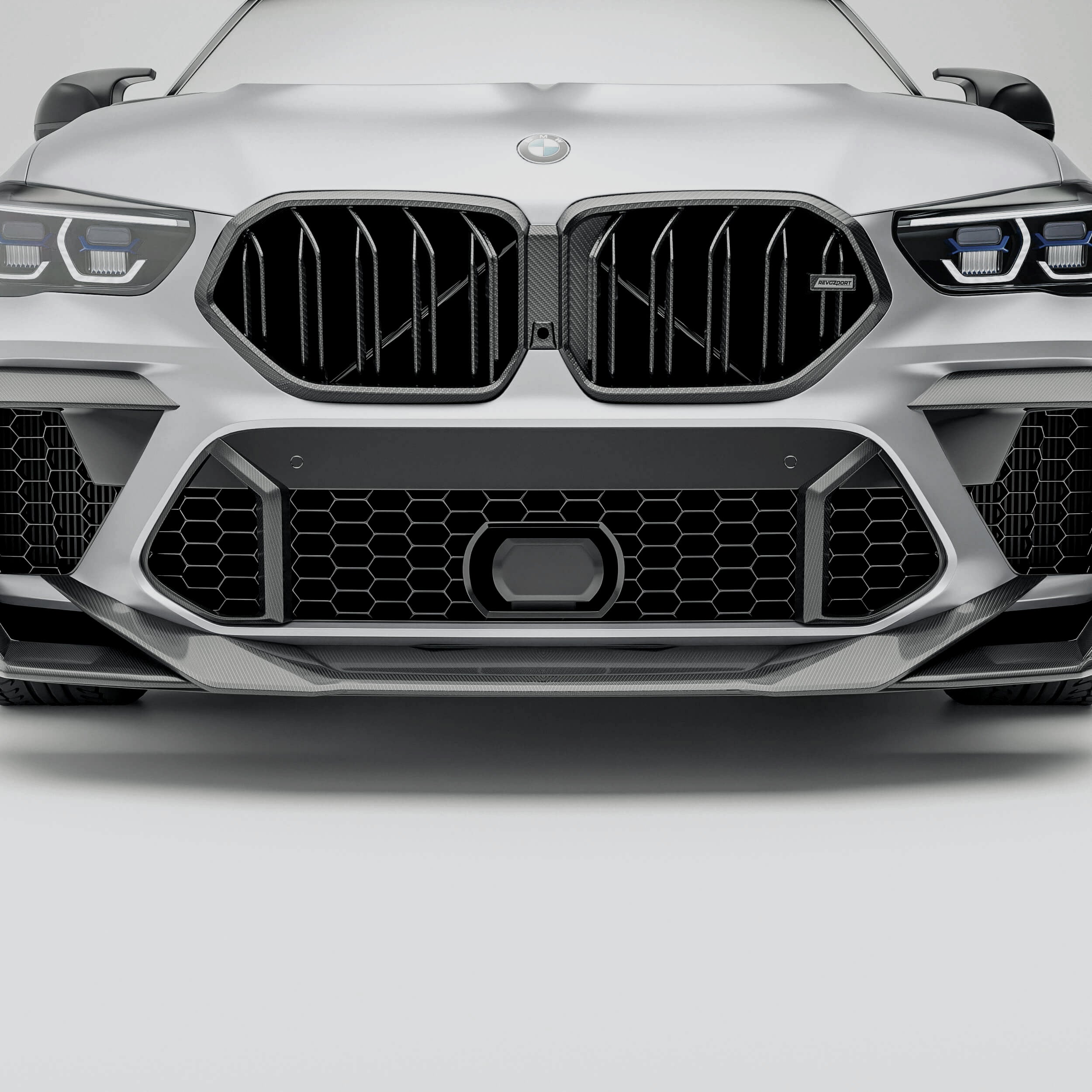 BMW X6M F96 PRE LCI Carbon Fiber Grille | Zefer Performance