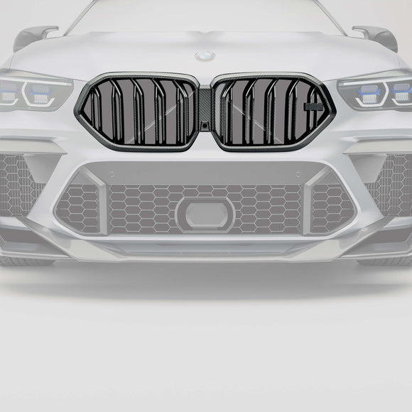 BMW X6M F96 PRE LCI Carbon Fiber Grille