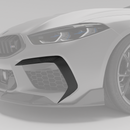 BMW M8 F91 F92 F93 Carbon Fiber Canards-2