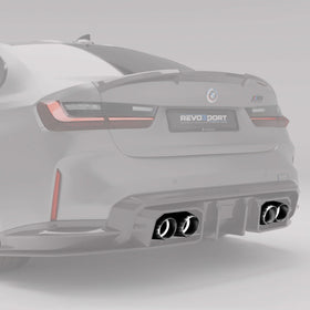 BMW M2 G87 / M3 G80 G81 / M4 G82 Stainless Steel Tailpipe-Silver - 0