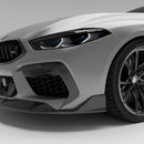 BMW M8 F93 Carbon Fiber Front Bumper Canards-1