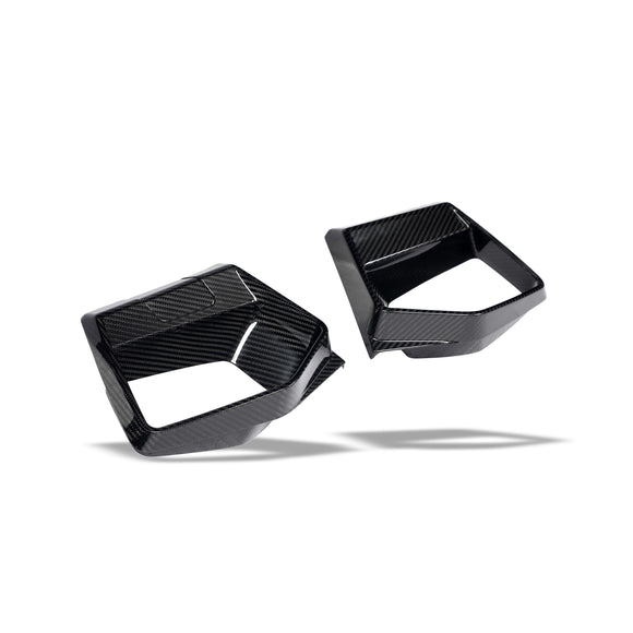 BMW X4M F98 LCI Carbon Fiber Front Bumper Vents