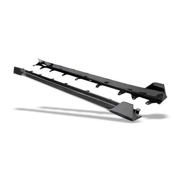 BMW X4M F98 LCI Carbon Fiber Side Skirts