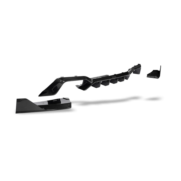X4m Rear Diffuser BMW X4M F98 LCI Carbon Fiber Rear Diffuser | Zefer Performance