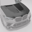 BMW X5M F95 PRE LCI Carbon Fiber Hood-2