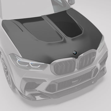 BMW X5M F95 PRE LCI Carbon Fiber Hood - 0