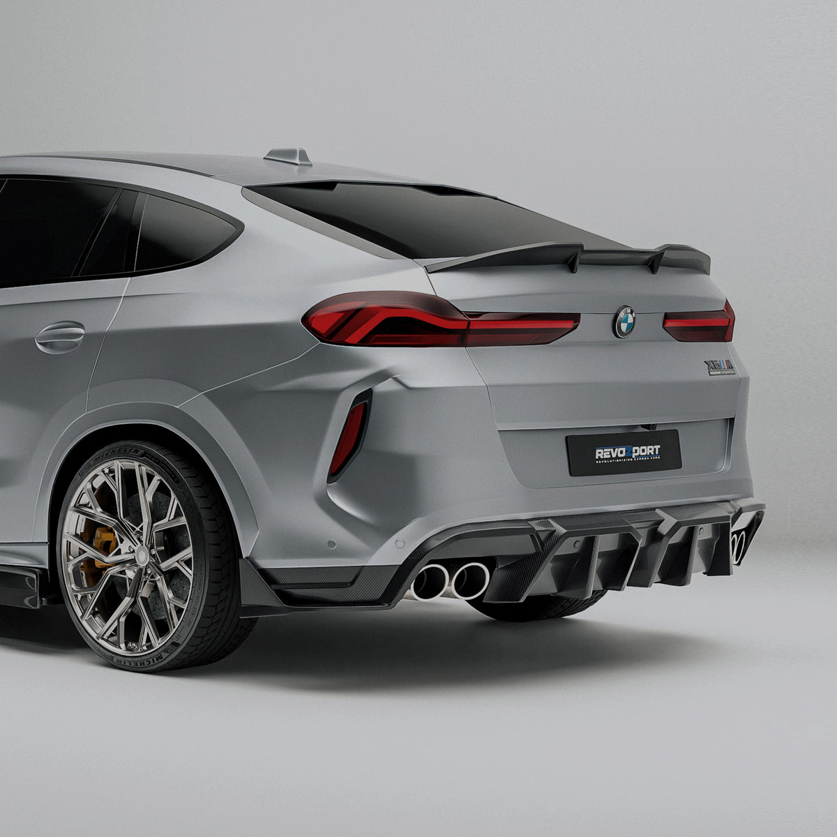 BMW X6M F96 PRE LCI Carbon Fiber Rear Diffuser | Zefer Performance