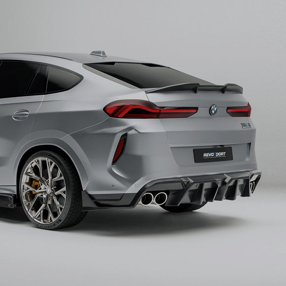 BMW X6M F96 PRE LCI Carbon Fiber Rear Diffuser