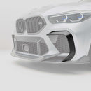 BMW X6M F96 PRE LCI Carbon Fiber Front Bumper Canards-2