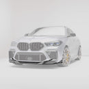 BMW X6M F96 PRE LCI Carbon Fiber Front Lip-2