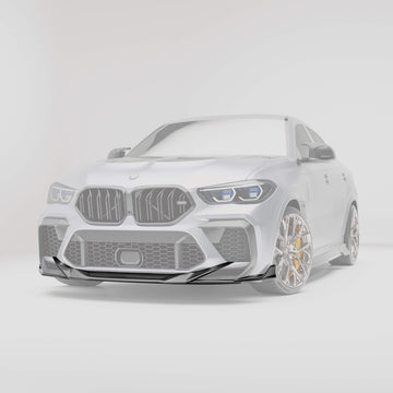 BMW X6M F96 PRE LCI Carbon Fiber Front Lip - 0