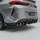 BMW X6M F96 PRE LCI Carbon Fiber Rear Bumper Splitter-1