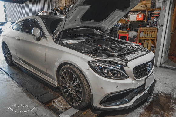 Mercedes-Benz W205 C200 C250 C260 C300 (M274) ARMASPEED Carbon Fiber Cold Air Intake