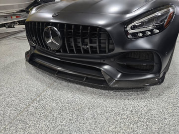 Paktechz Carbon Fiber Front Lip Ver.1 for Mercedes benz AMG GT/GTS/GTC C190 2018-2021 - 0