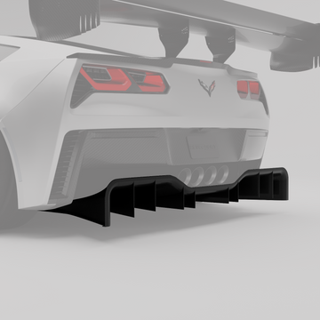 C7 Corvette Rear Diffuser - 0