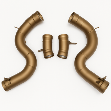 Ceramic Coated Downpipes - 0