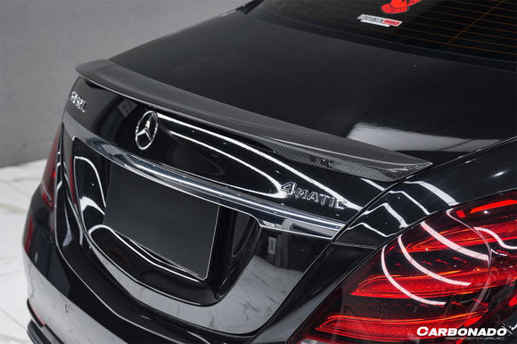Carbonado 2014-2020 Mercedes Benz S Class W222 Sedan S63 S65 AMG RT Style Carbon Fiber Trunk Spoiler