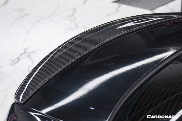 Carbonado 2014-2020 Mercedes Benz S Class W222 Sedan S63 S65 AMG RT Style Carbon Fiber Trunk Spoiler