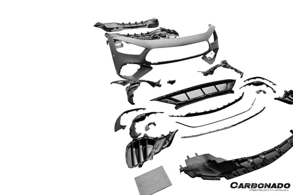 2019-2025 Mercedes Benz AMG GT53 GT50 GT43 4Door Coupe X290 Convert GT63 Style Front Bumper