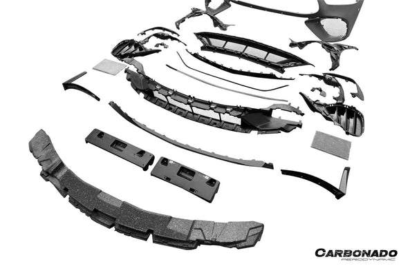 2019-2025 Mercedes Benz AMG GT53 GT50 GT43 4Door Coupe X290 Convert GT63 Style Front Bumper