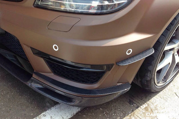 2012-2014 Mercedes Benz W204 C63 AMG Sedan Coupe BK Style Front Canard