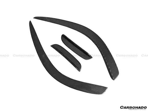 2012-2014 Mercedes Benz W204 C63 AMG Sedan Coupe BK Style Front Canard