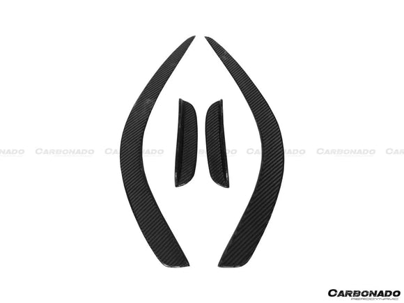 2012-2014 Mercedes Benz W204 C63 AMG Sedan Coupe BK Style Front Canard