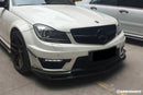 2012-2014 Mercedes Benz W204 C63 AMG Sedan Coupe BK Style Front Canard-6