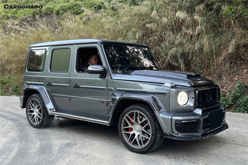 2018-2024 Mercedes Benz G550 & G63 AMG W464 G-Wagon BR G900 Style Dry Carbon Door Handle Cover - 0