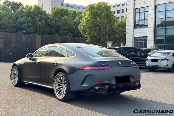 2019-2025 Mercedes Benz AMG GT53 GT50 GT43 4Door Coupe X290 Convert GT63 Style Rear Bumper