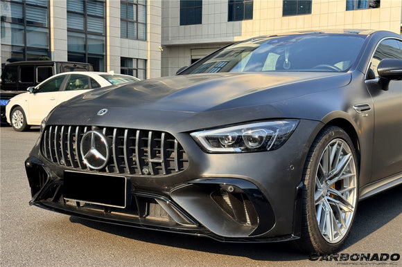 2019-2025 Mercedes Benz AMG GT53 GT50 GT43 4Door Coupe X290 Convert GT63 Style Front Bumper