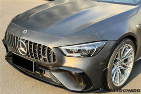 2019-2025 Mercedes Benz AMG GT53 GT50 GT43 4Door Coupe X290 Convert GT63 Style Front Bumper - 0