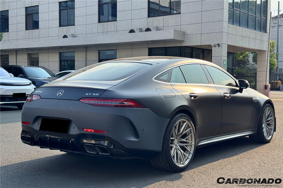 2019-2025 Mercedes Benz AMG GT53 GT50 GT43 4Door Coupe X290 Convert GT63 Style Rear Bumper
